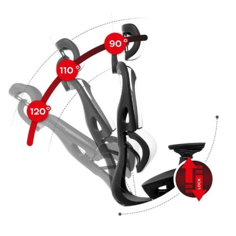 Fotel gamingowy Huzaro Combat 8.0 White