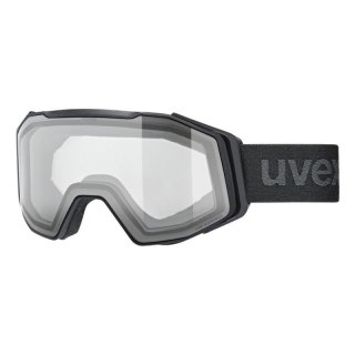 Gogle Uvex 5505422028 do sportów zimowych Czarny Przezroczysty