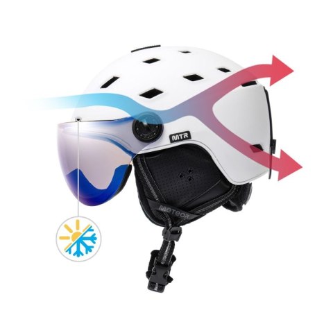 Kask narciarski Meteor Glide M 55-58 cm 17296 Meteor