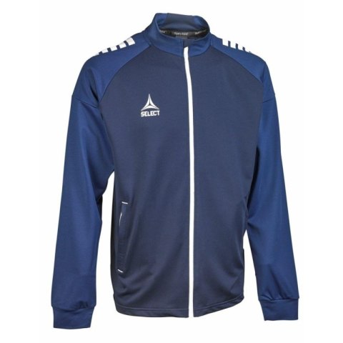 Bluza piłkarska treningowa rozpinana SELECT Spain v25 granatowa