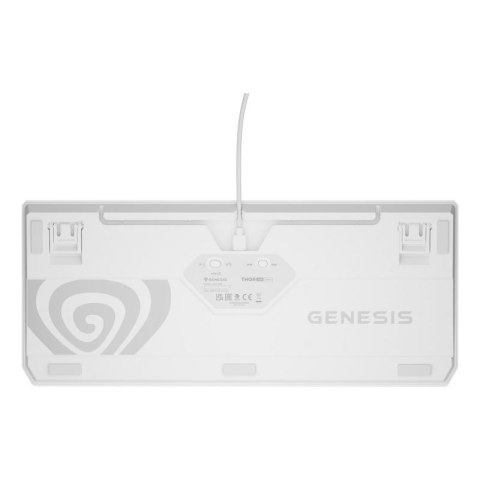 GENESIS Thor 230 TKL klawiatura Gaming USB + RF Wireless + Bluetooth QWERTY US English Biały