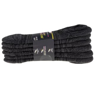 Skechers 6pk Womens 1/2 Terry Socks S113157-GRY Szare 36-40