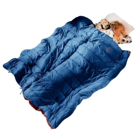 Śpiwór dziecięcy Deuter Starlight SQ (130-170 cm) - nightblue/redwood