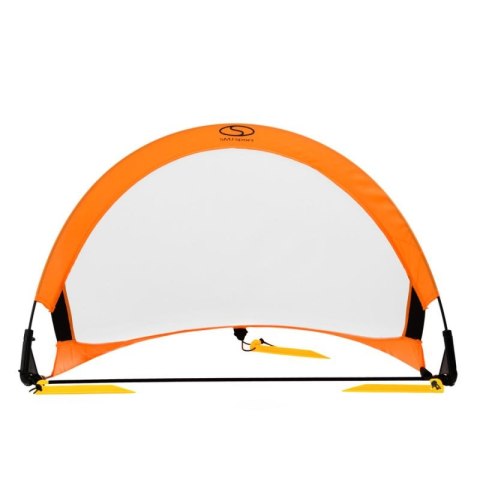 Bramka piłkarska treningowa pop-up - pomarańczowa (S) 76x45x45 cm