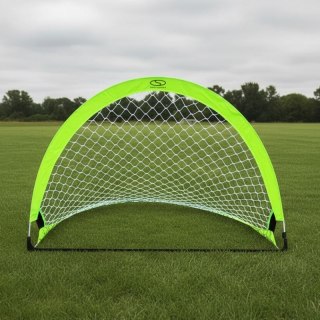 Bramka piłkarska treningowa pop-up - zielony neon (M) 120x80x80 cm