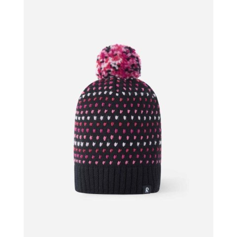 Czapka zimowa dziecięca Reima Beanie Pampula - wełniana i ciepła (5300234B-9991)