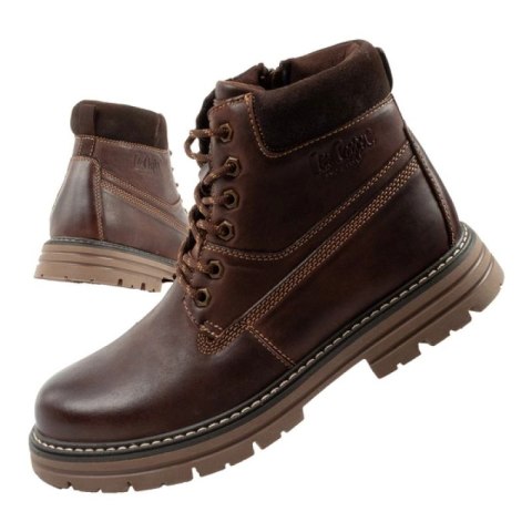 Lee Cooper buty męskie trapery trzewiki eleganckie skórzane