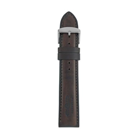 Pasek skórzany Zeppelin brązowy, 22 mm