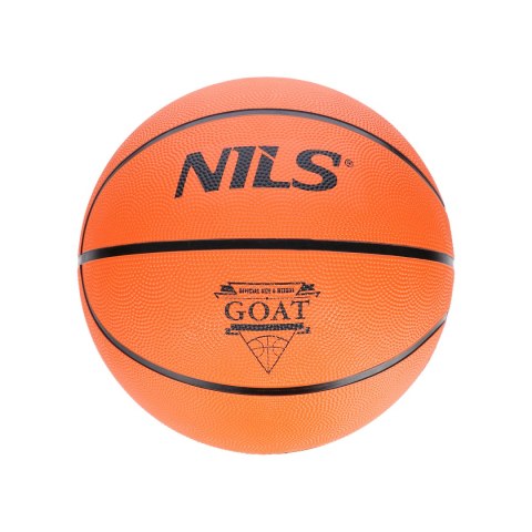 NPK252 PIŁKA DO KOSZYKÓWKI POMARAŃCZOWA GOAT 5 NILS NILS