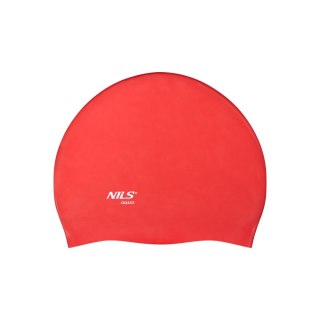NQC JEDNOKOLOROWY RD01 CZERWONY CZEPEK SILIKONOWY NILS AQUA NILS AQUA