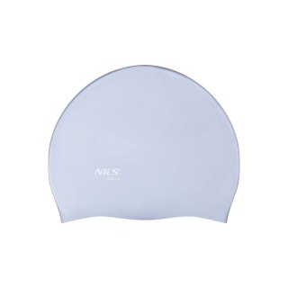 NQC JEDNOKOLOROWY SL01 SZARY CZEPEK SILIKONOWY NILS AQUA NILS AQUA