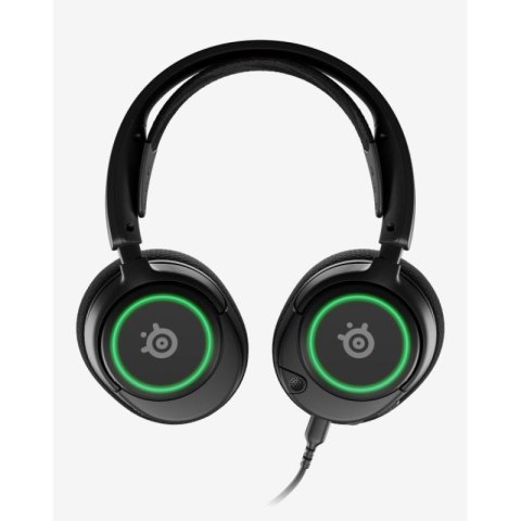 Steelseries Arctis Nova 3 Zestaw słuchawkowy Przewodowa Opaska na głowę Gaming USB Type-C Czarny