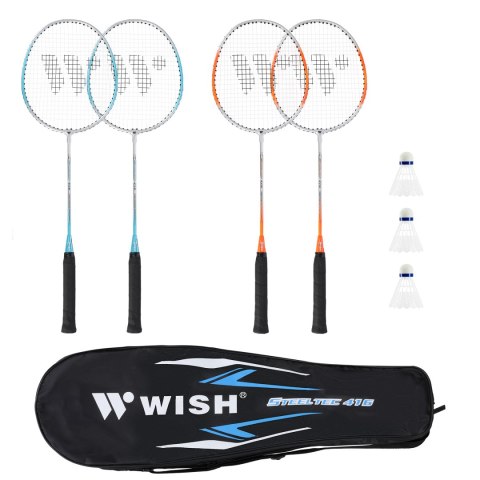 STEELTEC 416K ZESTAW RAKIET DO BADMINTONA WISH WISH