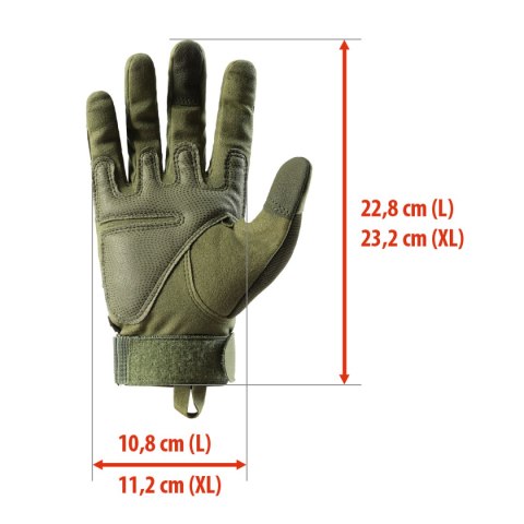 NC1798 RĘKAWICE TAKTYCZNE ZIELONE XL NILS CAMP NILS CAMP