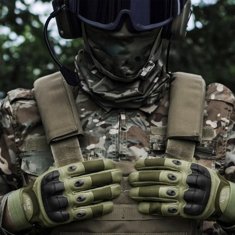 NC1798 RĘKAWICE TAKTYCZNE ZIELONE XL NILS CAMP NILS CAMP