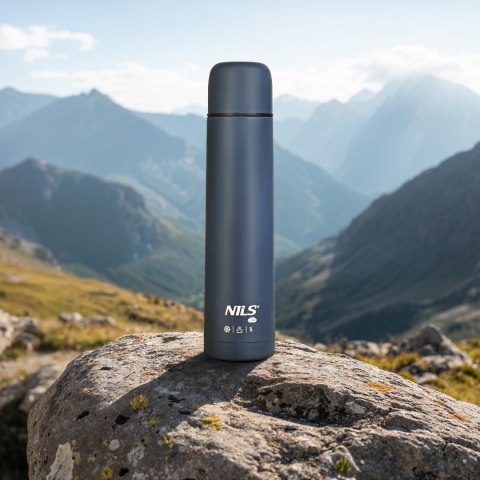 NC3804 TERMOS TURYSTYCZNY 1000 ML NIEBIESKI NILS CAMP NILS CAMP