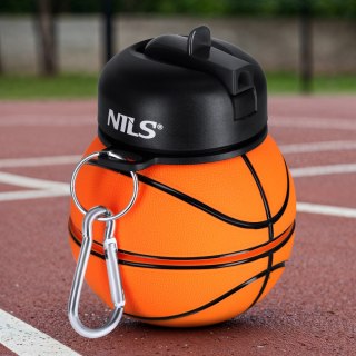 NC4104 BUTELKA SPORTOWA SKŁADANA 550ML BASKETBALL NILS NILS