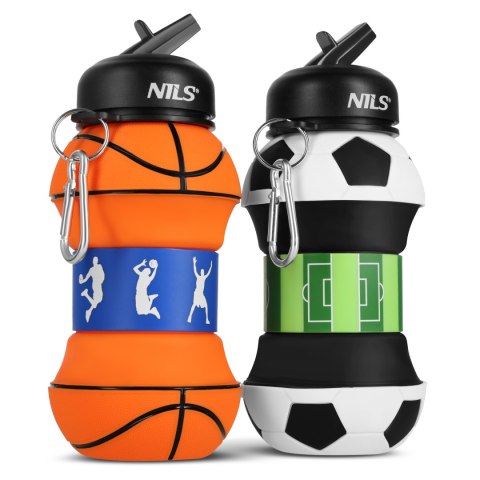 NC4104 BUTELKA SPORTOWA SKŁADANA 550ML FOOTBALL NILS NILS