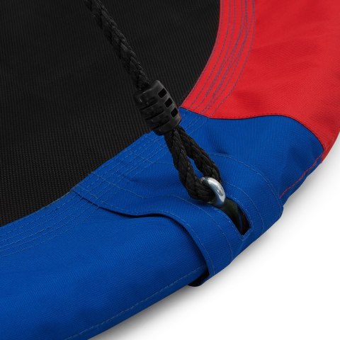 NB5003 BOCIANIE GNIAZDO HUŚTAWKA NIEBIESKI CZERWONY POMARAŃCZOWY ŚR.90 CM NILS NILS