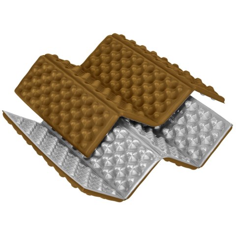 NC17105 KARIMATA KEMPINGOWA DO SIEDZENIA Z PODBICIEM ALUMINIOWYM +IXPE 40 CM BRĄZOWA NILS CAMP NILS CAMP