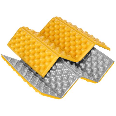 NC17105 KARIMATA KEMPINGOWA DO SIEDZENIA Z PODBICIEM ALUMINIOWYM +IXPE 40 CM ŻÓŁTA NILS CAMP NILS CAMP