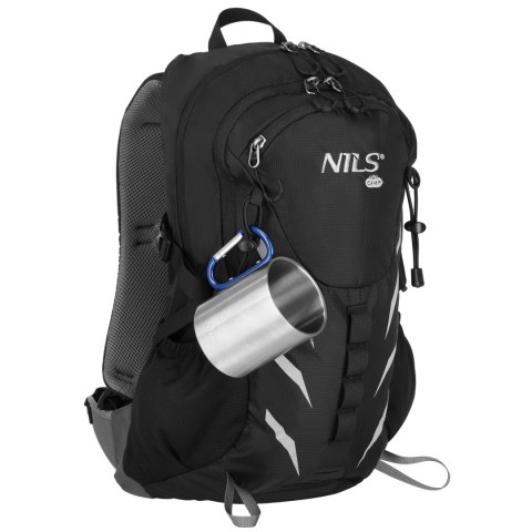 NC17110 KUBEK KEMPINGOWY Z KARABIŃCZYKIEM 300 ML STAL NIERDZEWNA NIEBIESKI NILS CAMP NILS CAMP