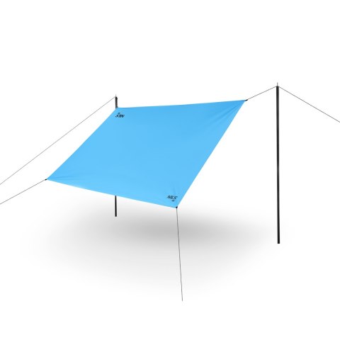NC17111 TARP PŁACHTA BIWAKOWA KEMPINGOWA 230X140 CM NIEBIESKI NILS CAMP NILS CAMP