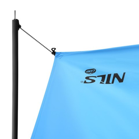 NC17111 TARP PŁACHTA BIWAKOWA KEMPINGOWA 230X140 CM NIEBIESKI NILS CAMP NILS CAMP