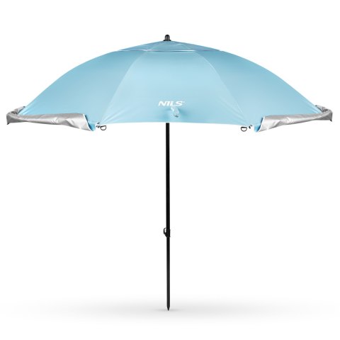 NC17114 PARASOL/PARAWAN PLAŻOWY 2W1 XXL 240 CM NIEBIESKI NILS NILS