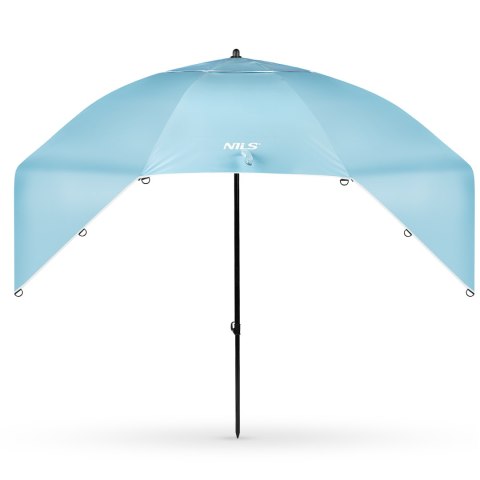 NC17114 PARASOL/PARAWAN PLAŻOWY 2W1 XXL 240 CM NIEBIESKI NILS NILS