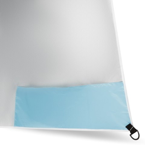 NC17114 PARASOL/PARAWAN PLAŻOWY 2W1 XXL 240 CM NIEBIESKI NILS NILS