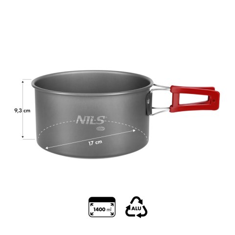 NC17119 GARNEK TURYSTYCZNY 1,4 L NILS CAMP NILS CAMP