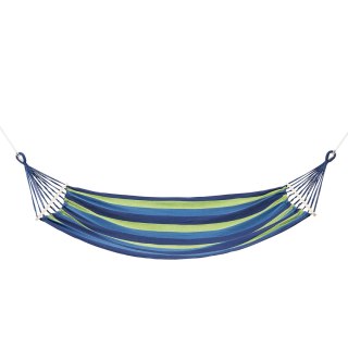 NC9001 NIEBIESKI HAMAK Z DREWNIANĄ BELKĄ 70CM I METALOWYM UCHWYTEM NILS CAMP NILS