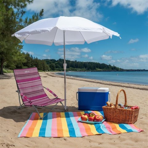 NC3035 KRZESŁO PLAŻOWE RÓŻOWE NILS NILS CAMP