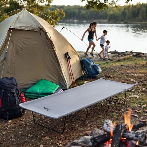 NC3504 ŁÓŻKO POLOWE ULTRA LIGHT SZARE NILS CAMP NILS CAMP