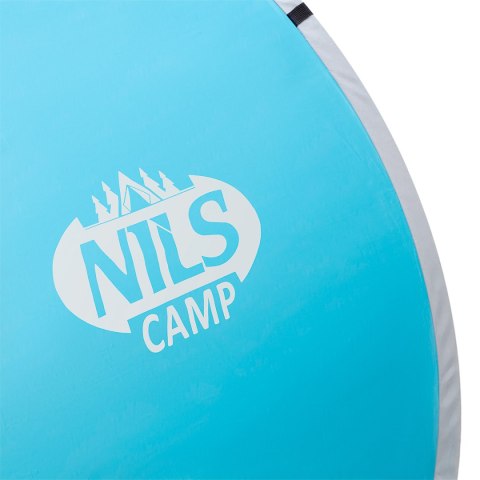 NC3173 NIEBIESKO-SZARY NAMIOT PLAŻOWY SAMOROZKŁADAJĄCY PODŁOGA NILS NILS