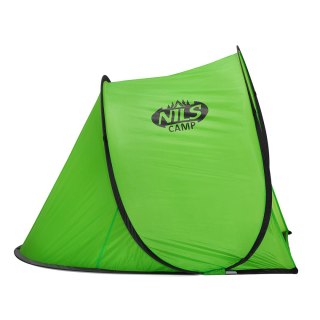 NC3173 ZIELONY NAMIOT PLAŻOWY SAMOROZKŁADAJĄCY PODŁOGA NILS NILS