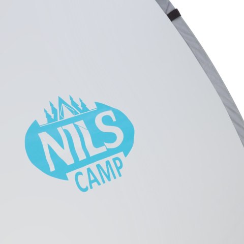 NC3174 JASNOSZARY NAMIOT PLAŻOWY SAMOROZKŁADAJĄCY PODŁOGA NILS NILS