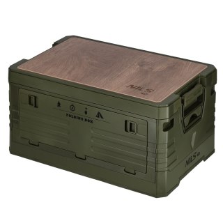 NCB4002 SKŁADANA SKRZYNIA KEMPINGOWA Z FUNKCJĄ STOŁU 2W1 ZIELONA NILS CAMP NILS CAMP