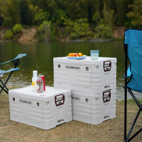 NCB4004 SKŁADANA SKRZYNIA KEMPINGOWA Z POKRYWĄ 50L NILS CAMP NILS CAMP