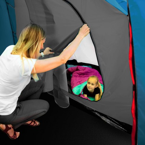 NC6431 NAMIOT KEMPINGOWY NIEBIESKI-JASNO SZARY HIGHLAND IV NILS CAMP NILS CAMP