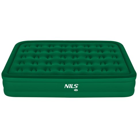NC2808 MATERAC DWUOSOBOWY KING SIZE ZIELONY + POMPKA ELEKTRYCZNA NILS CAMP NILS CAMP