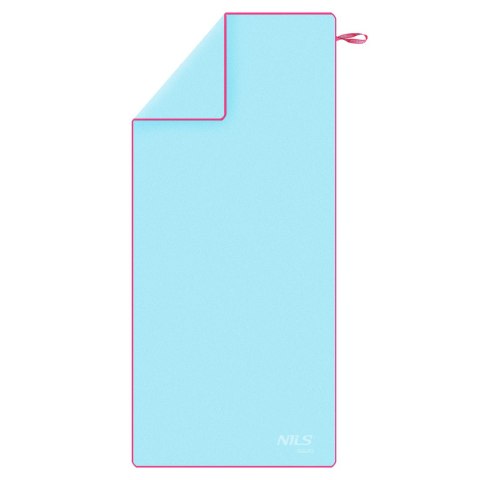 NAR13 JASNONIEBIESKI RĘCZNIK Z MIKROFIBRY 200X90 cm NILS AQUA NILS AQUA