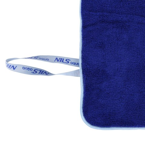NAR14 RĘCZNIK Z MIKROFIBRY FROTTE GRANATOWY 160X80cm NILS AQUA NILS AQUA