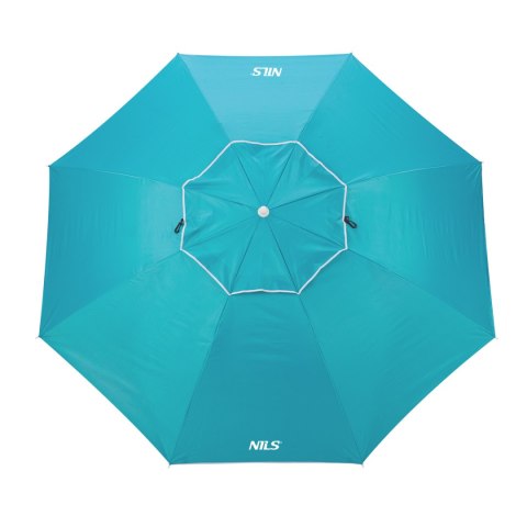 NC7822 TURKUSOWY PARASOL PLAŻOWY XL 220 CM NILS NILS