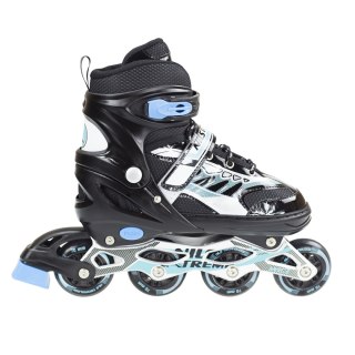 NJ1828 A CZARNY ROZM. L (39-42) ŁYŻWOROLKI NILS EXTREME NILS EXTREME