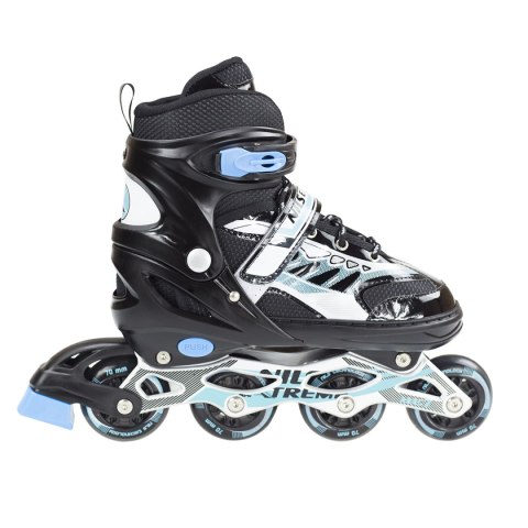 NJ1828 A CZARNY ROZM. L (39-42) ŁYŻWOROLKI NILS EXTREME NILS EXTREME
