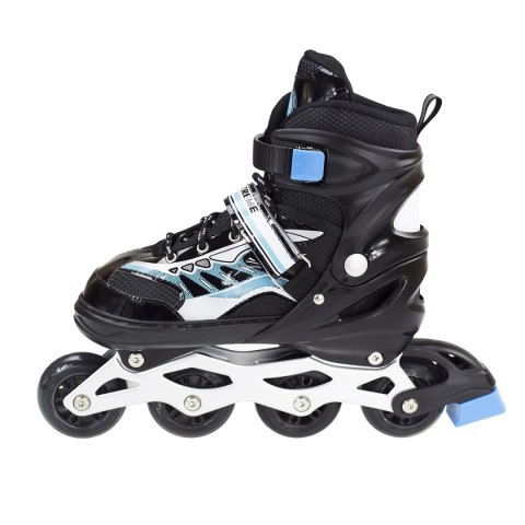NJ1828 A CZARNY ROZM. L (39-42) ŁYŻWOROLKI NILS EXTREME NILS EXTREME