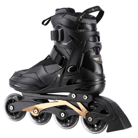 NA2150 CZARNO-ZŁOTY ROZM. 40 ŁYŻWOROLKI NILS EXTREME NILS EXTREME