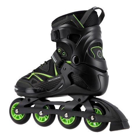 NA9022 CZARNO/ZIELONE ROZM 40 ŁYŻWOROLKI NILS EXTREME NILS EXTREME